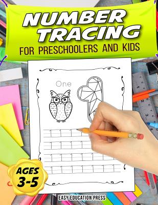 Number Tracing Book: Trace Numbers Writing Practice Workbook for