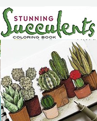 Stunning Succulents Coloring Book: Color & Frame - Painted Deserts (Adult  Coloring Book) Stress Relief Coloring Book For Adults, Coloring Pages With  R (Paperback)