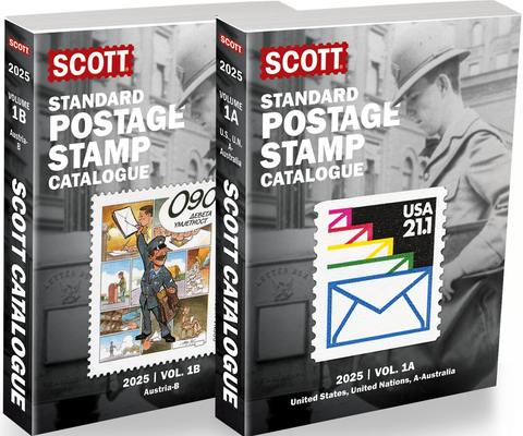 2025 Scott Stamp Postage Catalogue Volume 1: Cover Us, Un, Countries A-B (2 Copy Set): Scott Stamp Postage Catalogue Volume 1: Us, Un and Contries A-B (Scott Stamp Postage Catalogues)