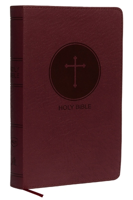 NKJV, Deluxe Gift Bible, Imitation Leather, Burgundy, Red Letter Edition By Thomas Nelson Cover Image