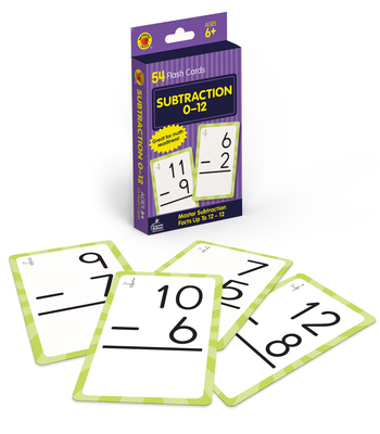 Subtraction 0 to 12 Flash Cards (Brighter Child Flash Cards) By Brighter Child (Compiled by) Cover Image