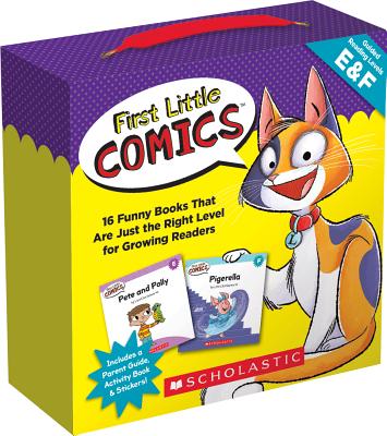 First Little Comics: Levels E & F (Parent Pack): 16 Funny Books That Are Just the Right Level for Growing Readers (First Little Comics Parent Pack) By Liza Charlesworth Cover Image