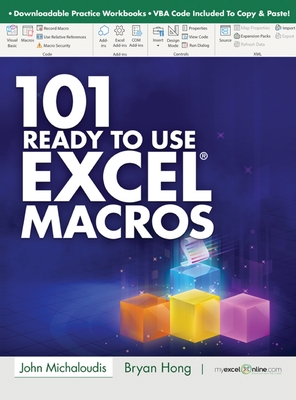 101 Ready To Use Microsoft Excel Macros By John Michaloudis, Bryan Hong Cover Image