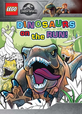 LEGO Jurassic World: Dinosaurs on the Run! (Coloring Book) By Editors of Studio Fun International Cover Image