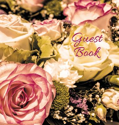 Wedding Guest Book (HARDCOVER) for Wedding Ceremonies, Anniversaries, Special Events & Functions, Commemorations, Parties.: BLANK Pages - no lines. 32 Cover Image