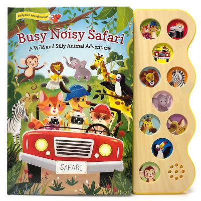 Busy Noisy Safari By Carmen Crowe, Monique Dong (Illustrator) Cover Image