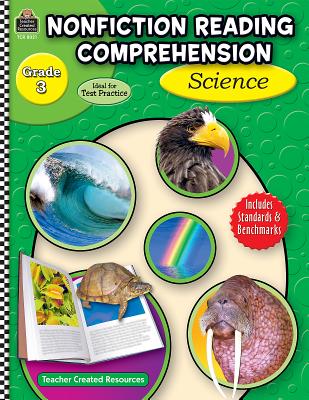 Nonfiction Reading Comprehension: Science, Grade 3 Cover Image