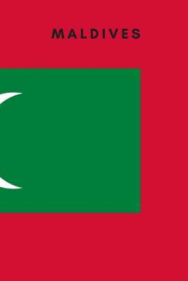 Maldives: Country Flag A5 Notebook to write in with 120 pages By Travel Journal Publishers Cover Image