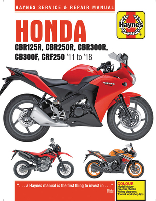 Honda CBR125R, CBR250R, CBR300$, CB300F & CRF250, '11 to '18: '11 to '18 (Haynes Automotive)
