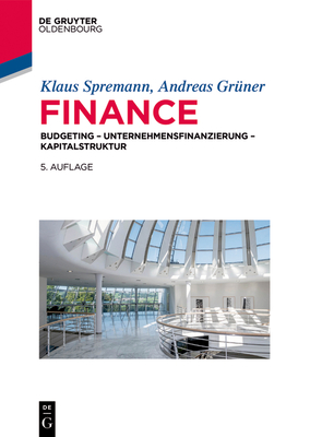 Finance (IMF: International Management and Finance) By Klaus Spremann, Andreas Grüner Cover Image