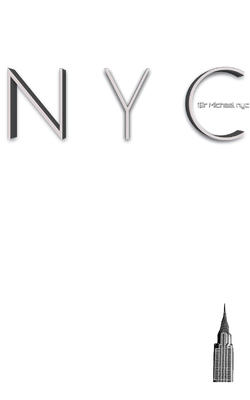 NYC iconic chrysler building white $ir Michael designer blank journal limited edition By Michael Huhn Cover Image