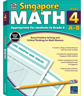 Singapore Math, Grade 5 By Thinking Kids (Compiled by) Cover Image