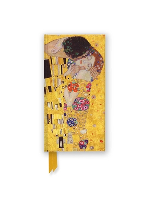 Gustav Klimt: The Kiss (Foiled Slimline Journal) (Flame Tree Slimline Journals)