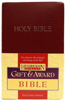 Gift & Award Bible-KJV By Hendrickson Publishers (Created by) Cover Image