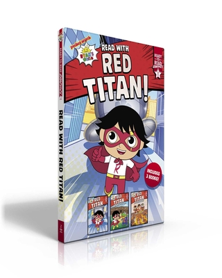 Read with Red Titan!: Red Titan and the Runaway Robot; Red Titan and the Never-Ending Maze; Red Titan and the Floor of Lava (Ryan's World) Cover Image