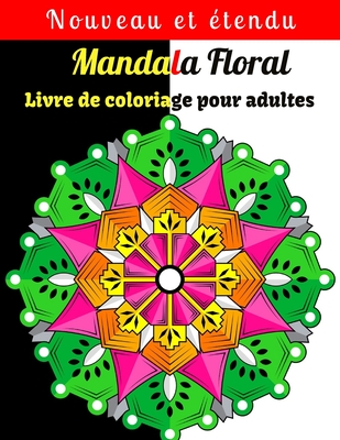 Coloriage mandala adulte fleurs relaxation 