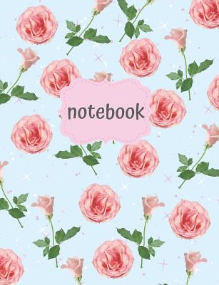 Notebook: Pretty Roses, Graph Paper Notebook For Girls, Great For School By Jasmine Publish Cover Image