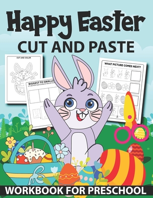 Happy Easter Scissors Skill Book for kids: Funny Cutting Practice