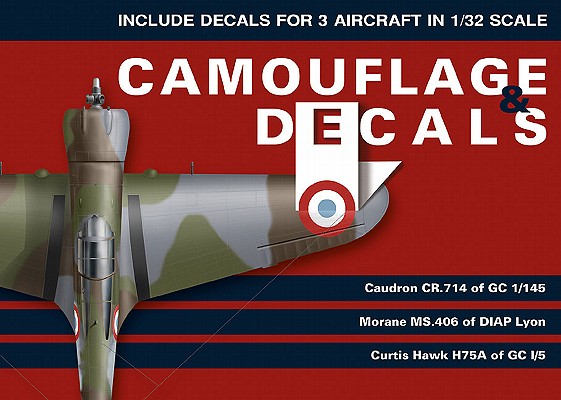 Caudron Cr. 714, MS 406, Hawk H75a (1/32 Scale) (Camouflage and Decals)
