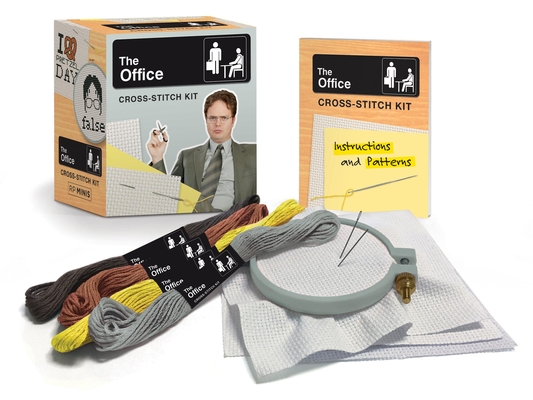 The Office Cross-Stitch Kit (RP Minis) By Running Press, Natali Rudenko (Illustrator) Cover Image