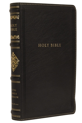 Kjv, Sovereign Collection Bible, Personal Size, Leathersoft, Black, Thumb Indexed, Red Letter Edition, Comfort Print: Holy Bible, King James Version
