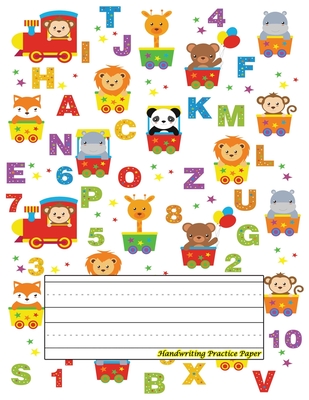 Handwriting Practice Paper: Perfect For preschool ( Size  X 11 ) Design  with Kids Alphabet With Cartoon Colored Animals And Stars On A White Ba  (Paperback) | Joseph-Beth Booksellers