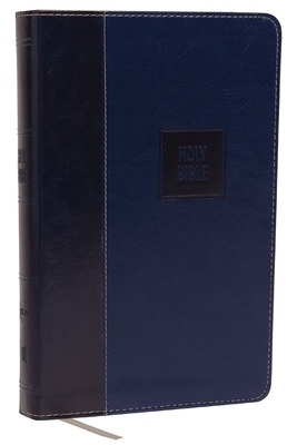 NKJV, Deluxe Gift Bible, Imitation Leather, Blue, Red Letter Edition By Thomas Nelson Cover Image