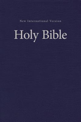 NIV, Value Pew and Worship Bible, Hardcover, Blue By Zondervan Cover Image