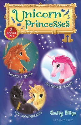 Unicorn Princesses Bind-up Books 7-9: Firefly's Glow, Feather's Flight, and the Moonbeams Cover Image