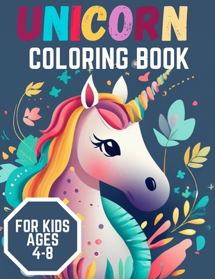 Unicorn coloring book for kids ages 4-8 us edition: Magical