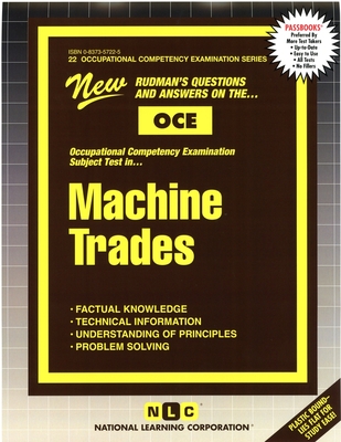 MACHINE TRADES: Passbooks Study Guide (Occupational Competency Examination) Cover Image
