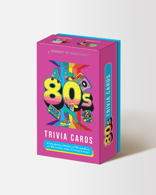 80s Trivia Card Game - Fun Adult Party Game By Journey Of Something (Created by) Cover Image