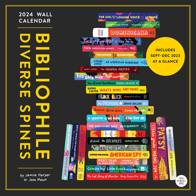 Bibliophile Diverse Spines 2024 Wall Calendar By Jane Mount (Illustrator), Jane Mount, Jamise Harper Cover Image