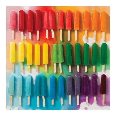 Rainbow Popsicles 500 Piece Puzzle Cover Image