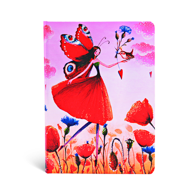 Paperblanks | Poppy Field | Mila Marquis Collection | Hardcover | Midi | Lined | Elastic Band Closure | 176 Pg | 85 GSM By Paperblanks (By (artist)) Cover Image