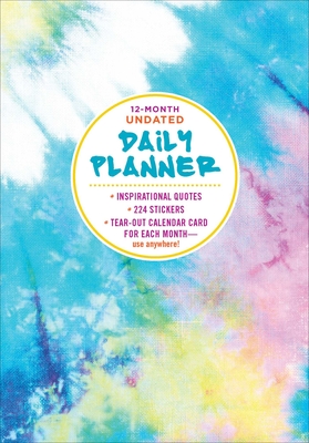 12-Month Undated Daily Planner By Editors of Thunder Bay Press Cover Image