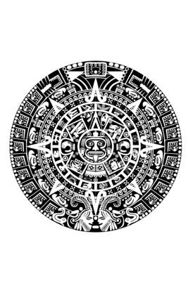 Notebook: Mayan design By M. Reilly Cover Image
