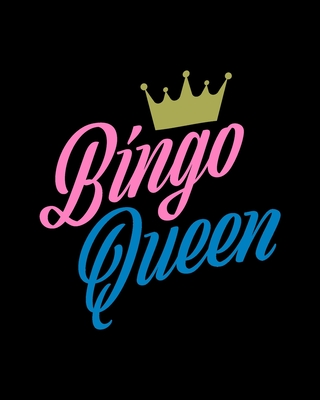 Bingo Queen: Score Sheet Record Notebook - Gift for Seniors, Retirees, Grandma Cover Image
