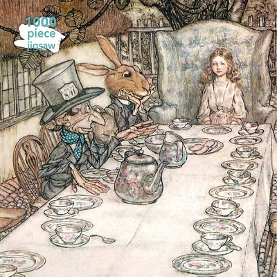 Adult Jigsaw Puzzle Arthur Rackham: Alice in Wonderland Tea Party: 1000-Piece Jigsaw Puzzles By Flame Tree Studio (Created by) Cover Image