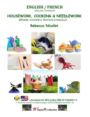 English / French: Housework, Cooking & Needlework: Color version Cover Image
