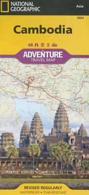 Cambodia (National Geographic Adventure Map #3024) By National Geographic Maps Cover Image