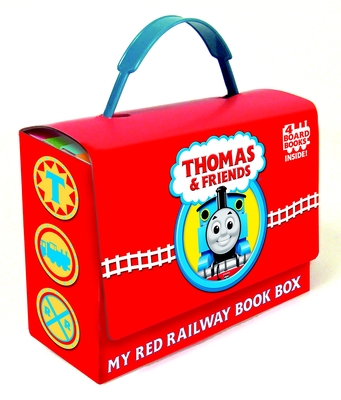 Thomas and Friends: My Red Railway 4-Book Boxed Set: Go, Train, GO!; Stop, Train, Stop!; A Crack in the Track!; Blue Train, Green Train (Bright & Early Board Books(TM))