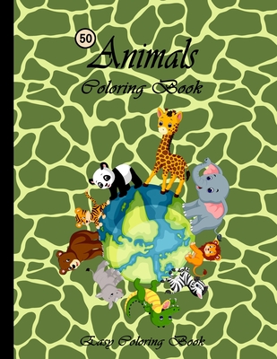 Animals Coloring Book: Activity coloring books for animal lover Beautiful  animals designs for stress relieve and relaxation Easy animals colo  (Paperback) | Barrett Bookstore