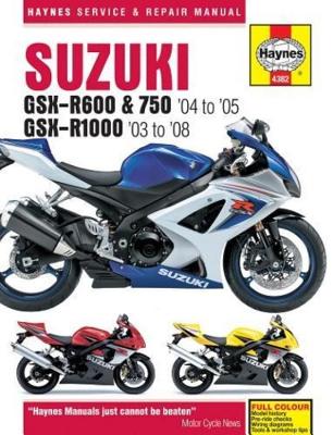 Suzuki GSX-R600, 750 & 1000, '03-'06 (Haynes Powersport) Cover Image