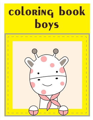 Coloring Book Boys: Cute Christmas Animals and Funny Activity for Kids Cover Image