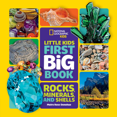 Little Kids First Big Book of Rocks, Minerals & Shells-Library edition (National Geographic Little Kids First Big Books) By Moira Rose Donohue Cover Image