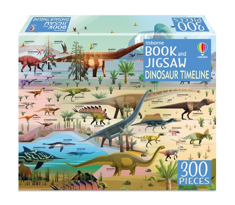 Usborne Book and Jigsaw Dinosaur Timeline Cover Image