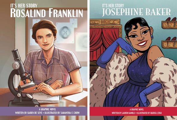 School & Library It's Her Story eBook Series #2 By Lauren Gamble, Karen de Seve, Markia Jenai (Illustrator) Cover Image