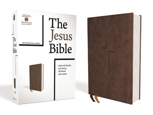 The Jesus Bible, NIV Edition, Leathersoft, Brown, Comfort Print By Passion Publishing (Editor), Louie Giglio (Introduction by), Zondervan Cover Image