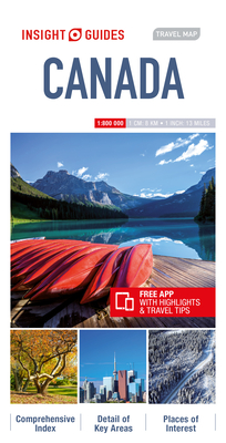 Insight Guides Travel Map Canada (Insight Travel Maps) By Insight Guides Cover Image